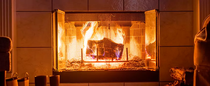 Mendota Hearth Landscape Fireplace Installation in Rapid City, South Dakota